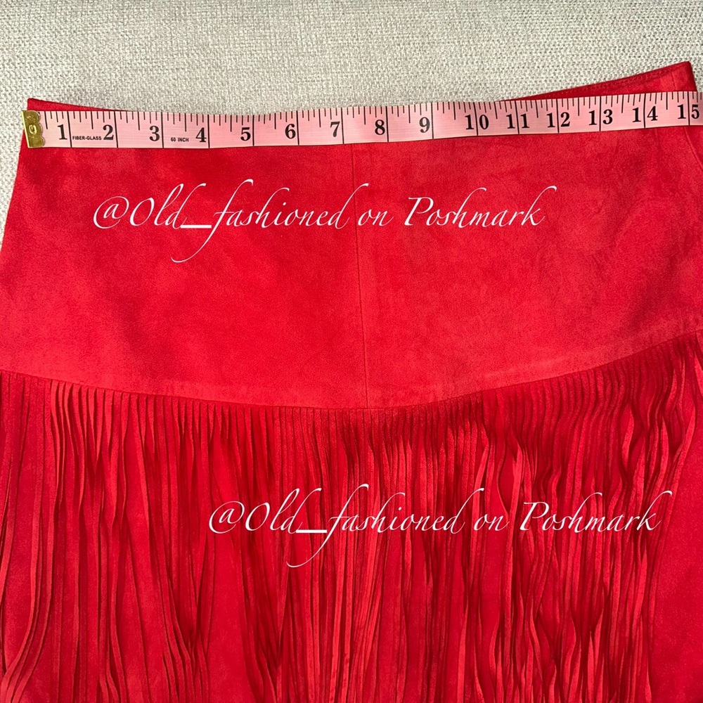 ZARA Suede Fringe Midi Skirt - Price Firm - Picture 9 of 13
